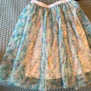 LC Loren Conrad Cinderella Floral Skirt